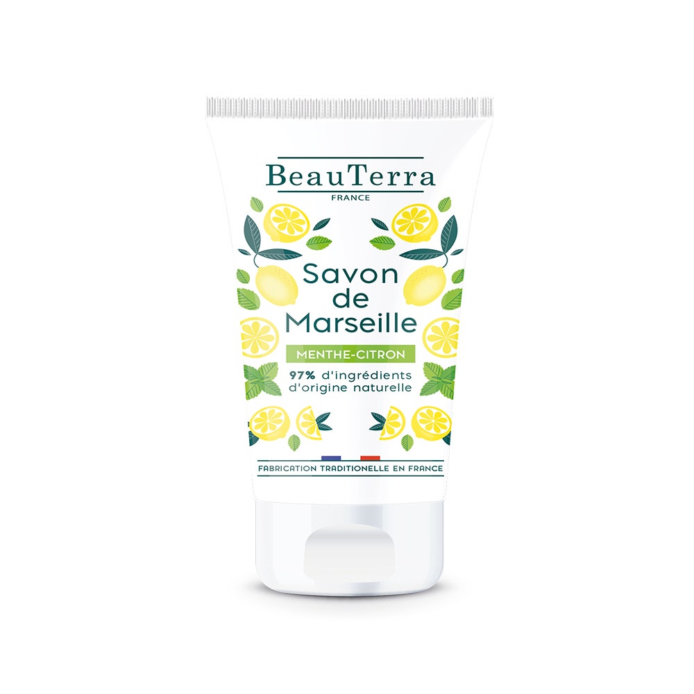 Beauterra Savon de Marseille Menthe Citron 100ml