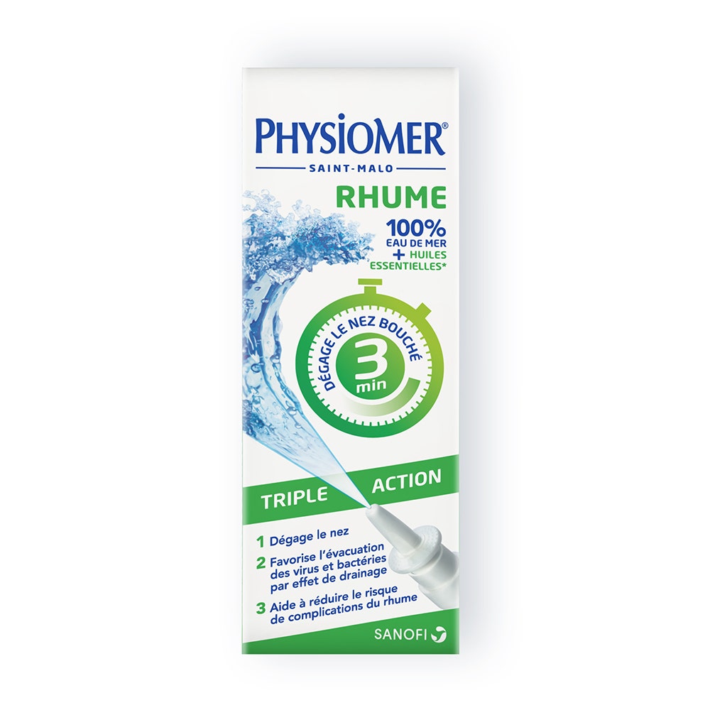 Physiomer Spray Nasal Rhume Triple Action 20ml