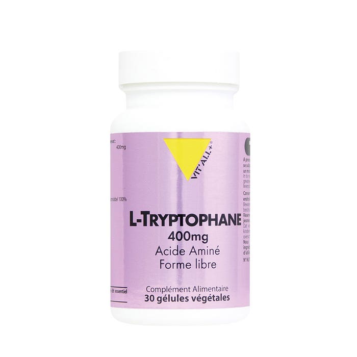 Vit'All+ L-tryptophane 400mg 30 gélules