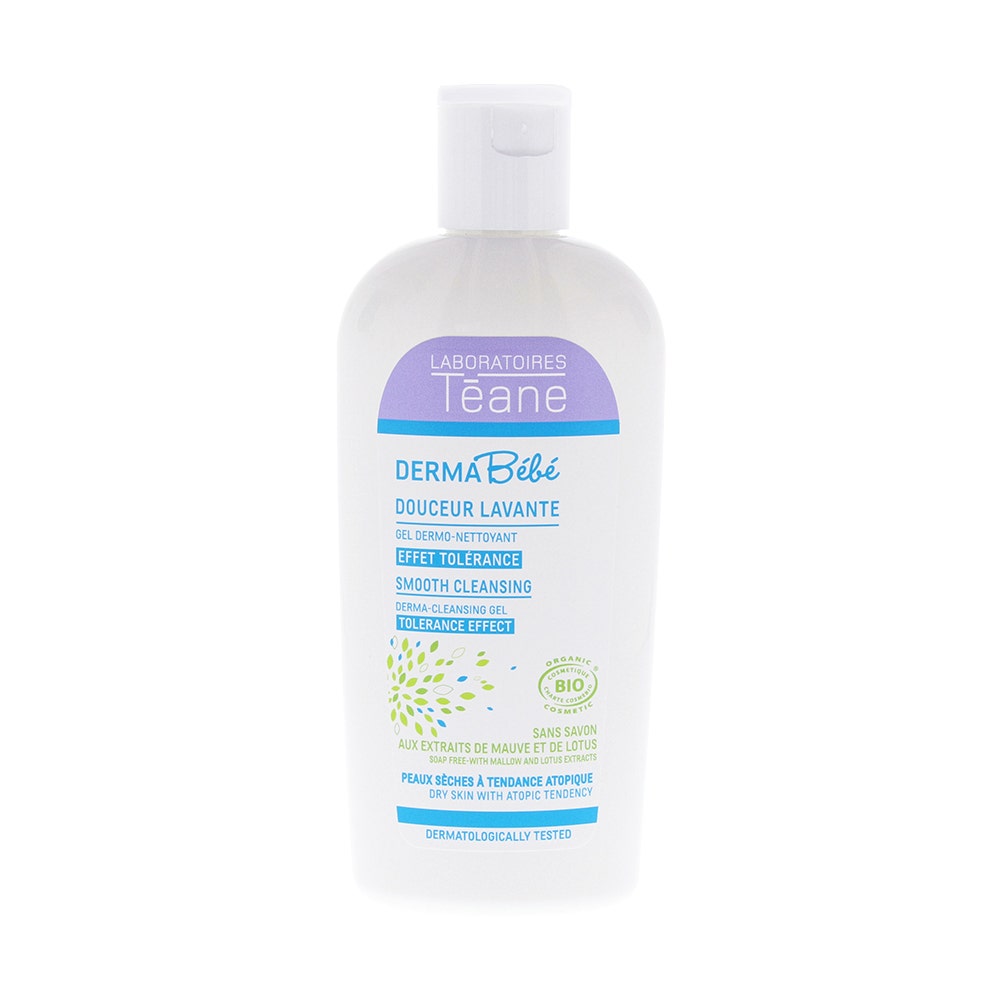 Laboratoires Teane DermaBébé Douceur Lavante Bio Gel Lavant cheveux et corps 250ml