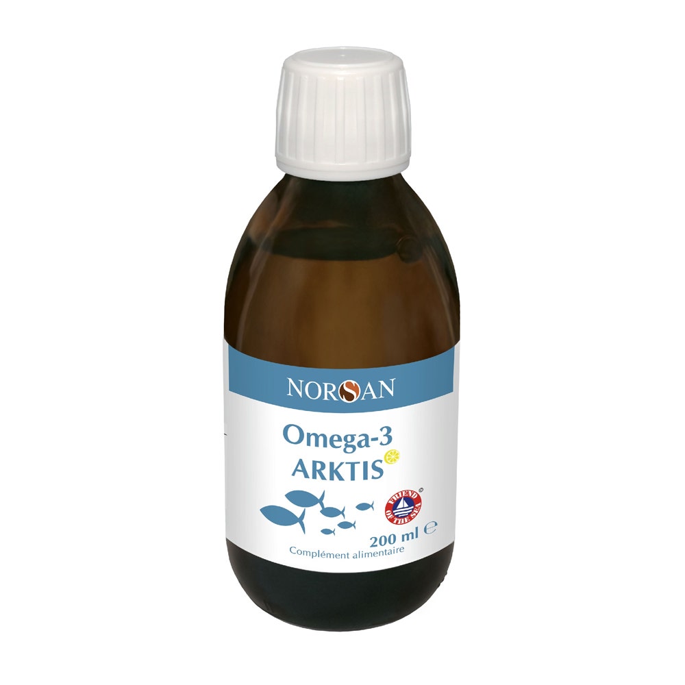 Norsan Oméga 3 Arktis Huile de foie de morue Citron 200ml