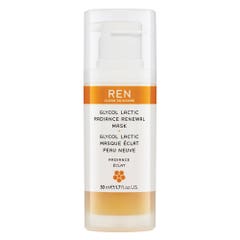 REN Clean Skincare Radiance Masque Eclat Peau Neuve Glycol Lactic 50ml