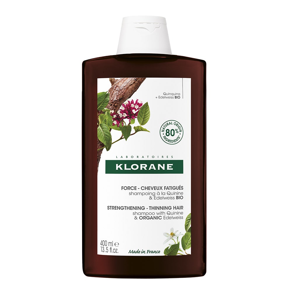Klorane Quinine Shampooing Fortifiant & Stimulant Antichute Cheveux Fatigués 400ml