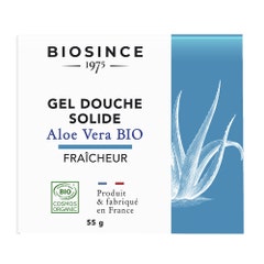 Bio Since 1975 Solide Gel Douche Aloe Vera Bio Fraîcheur 55g