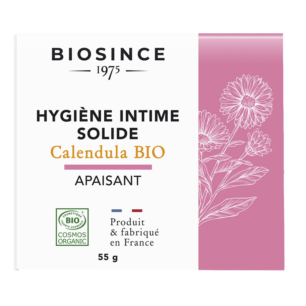 Bio Since 1975 Solide Hygiène Intime Calendula Bio Apaisant 55g