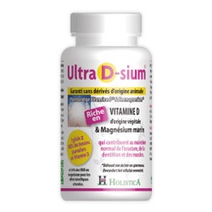 Holistica Ultra D-Sium Vitamine D et Magnésium Marin 60 gélules