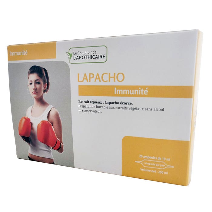 Lapacho x20 Ampoules Immunité et reconstituant Le Comptoir de l'Apothicaire