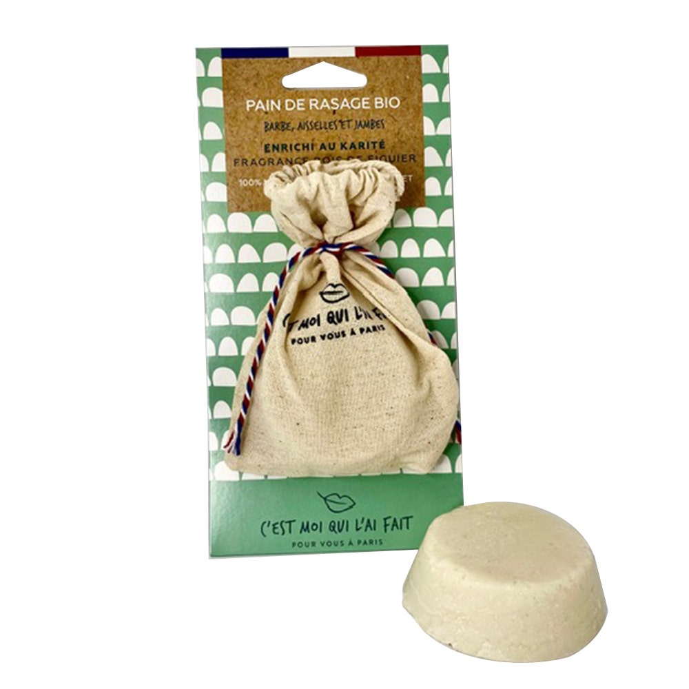 Diet World C'est Moi Qui L'ai Fait Pain de rasage bio : barbe, aisselles et jambes 55g