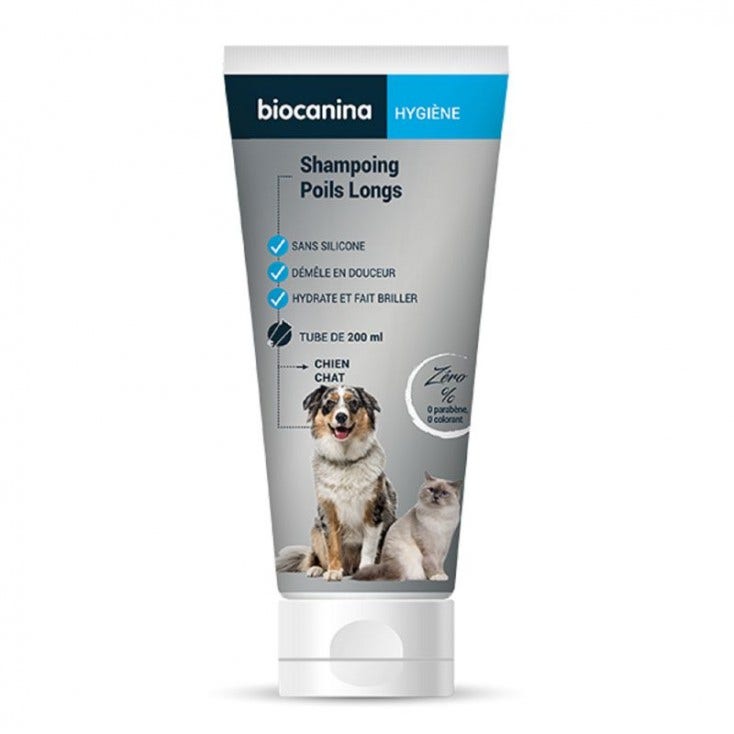 Biocanina Shampooing Demelant Poils Longs Chien Et Chat 200ml