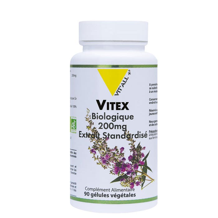Vit'All+ Vitex Bio Gattilier 90 gélules