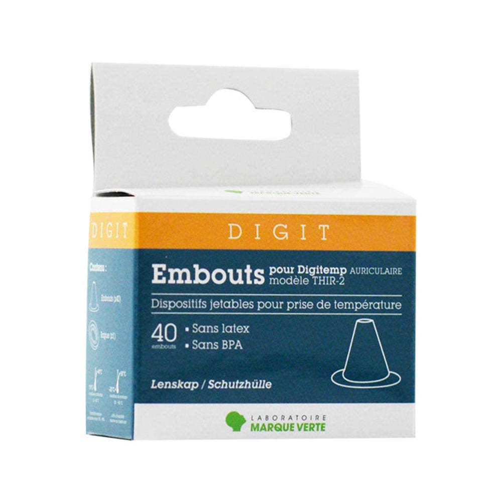 Digit Embouts pour thermomètre auriculaire digitemp x40