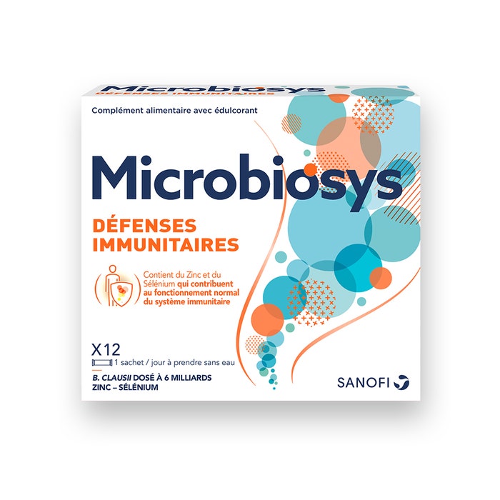 Microbiosys Defenses Immunitaires 12 Sachets Sanofi