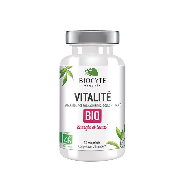 Biocyte Vitalité Bio 30 comprimés