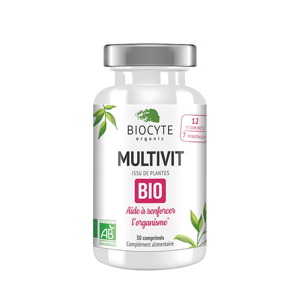 Biocyte Immunité Bio 30 Comprimés - 2 Boîtes Gelée Royale Acérola Neuf Péremption 06/2025
