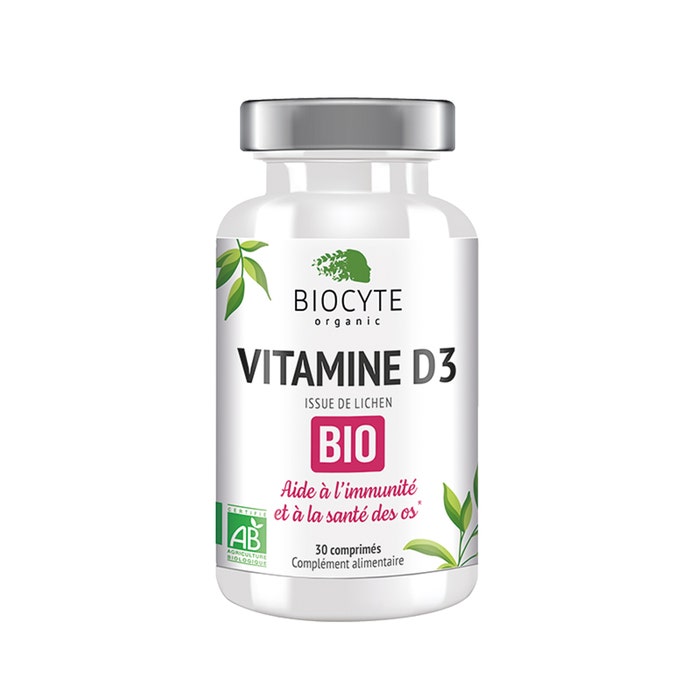 Biocyte Vitamine D3 Bio 30 comprimés