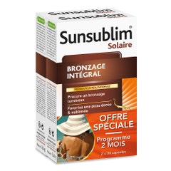 Nutreov Sunsublim Bronzage Intégral 2x30 capsules