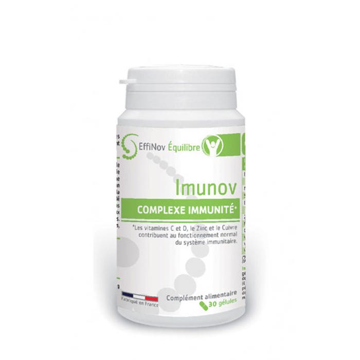 Imunov 30 Gélules Complexe Immunité Effinov Nutrition