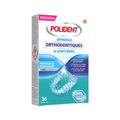 Polident Nettoyant pour appareils orthodontiques et gouttières Polident x36