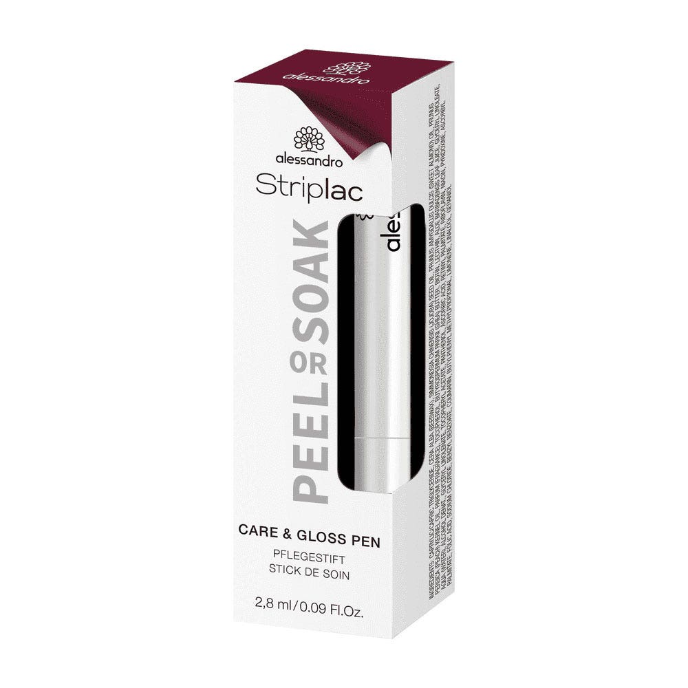 Alessandro Striplac Feutre de soin Care & Gloss Pen Peel Or Soak 2.8ml