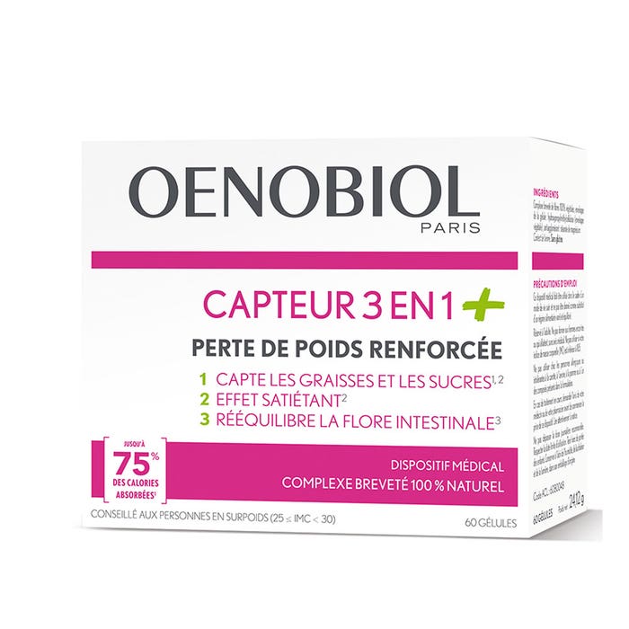 Oenobiol Minceur Capteur 3en1 60 Gelules