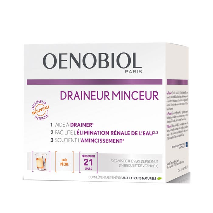 Oenobiol Draineur Peche 21 Sticks