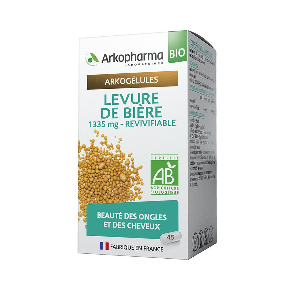 Arkopharma Arkogélules Levure De Biere Bio 45 Gelules