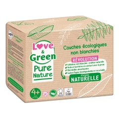 Love&Green Pure Nature Couches Écologiques Taille 4+ x 35