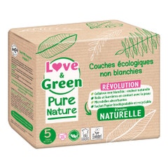 Love&Green Pure Nature Couches Écologiques Taille 5 x 33