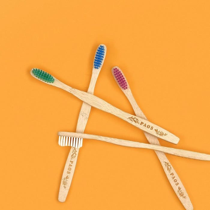 Brosse a dents en bambou x1 Paos