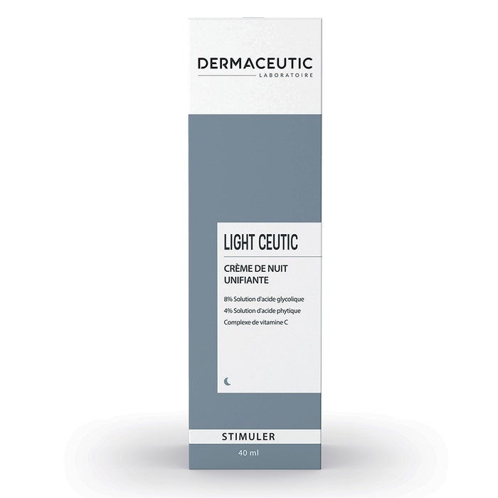 Dermaceutic Light Ceutic Creme De Nuit Unifiante Stimuler 40ml