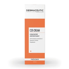 Dermaceutic C25 Cream Concentre Antioxydant Prévenir 30ml