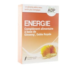 Adp Laboratoire Energie Ginseng, Gelée Royale 20 ampoules