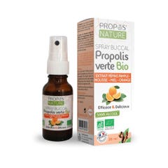 Propos'Nature Spray Buccal Propolis Verte Pamplemousse Miel Et Orange Bio 20ml