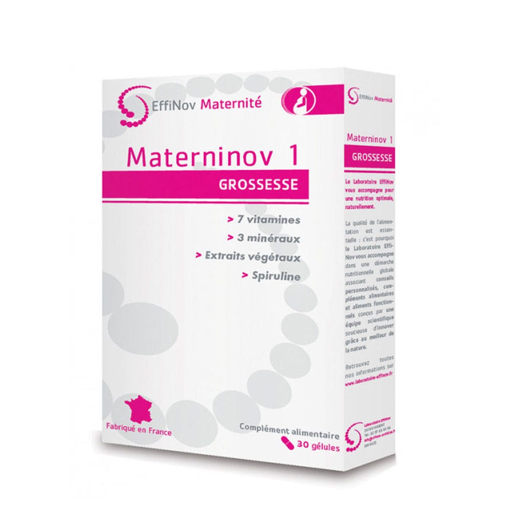 Effinov Nutrition Materninov 1 Grossesse 30 gélules