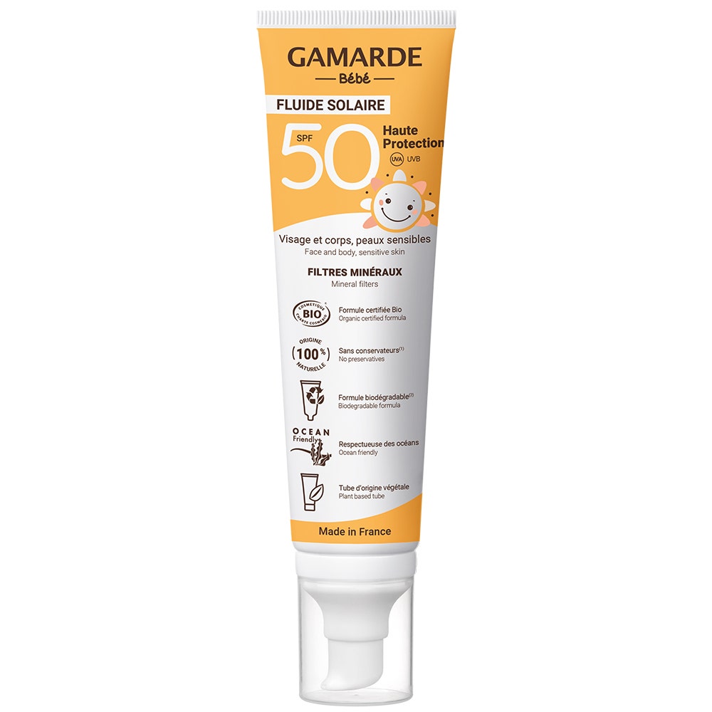 Gamarde Lait Solaire Bebe Spf50 Bio 100ml