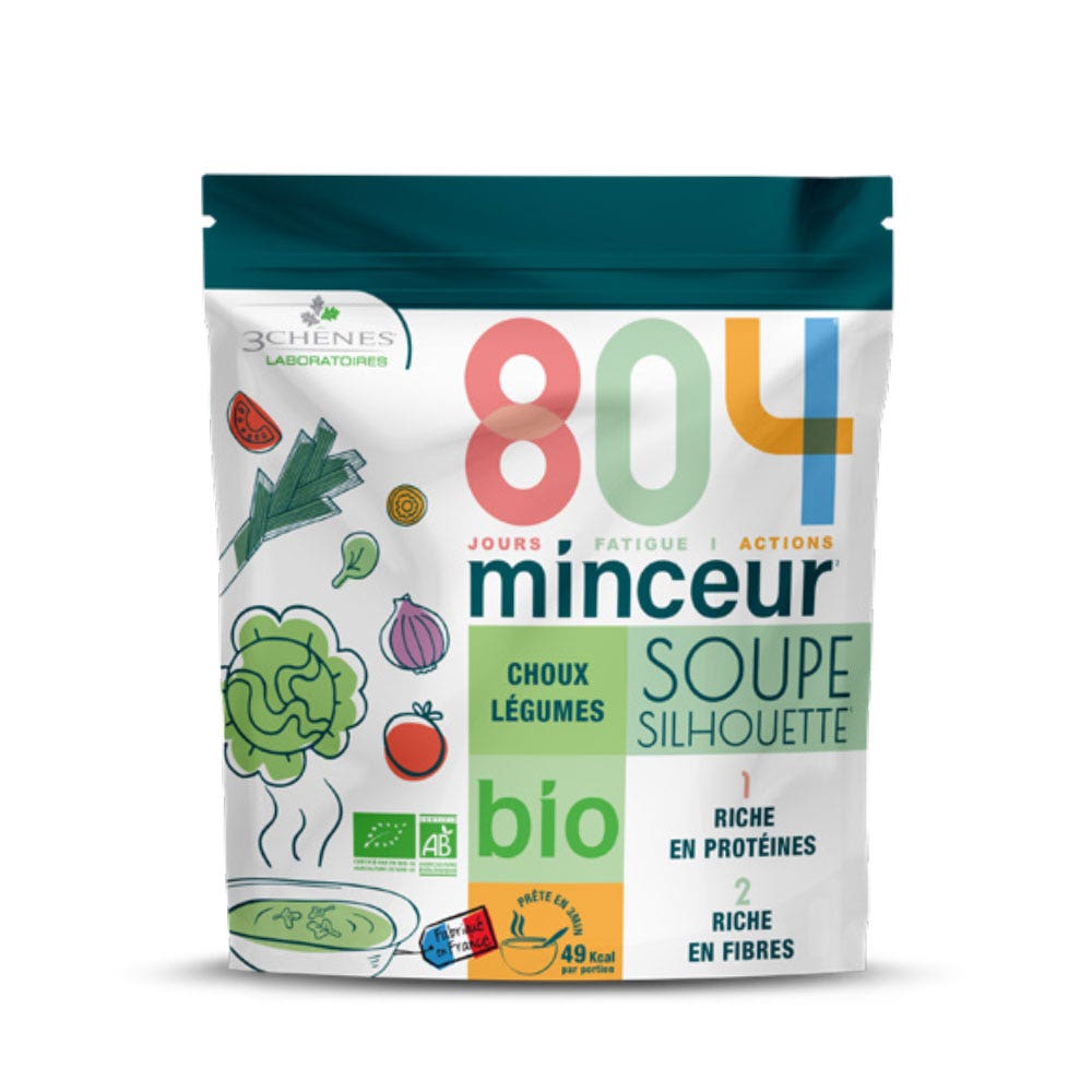 3 Chênes 804 SOUPE CHOUX BIO LÉGUMES 180gr