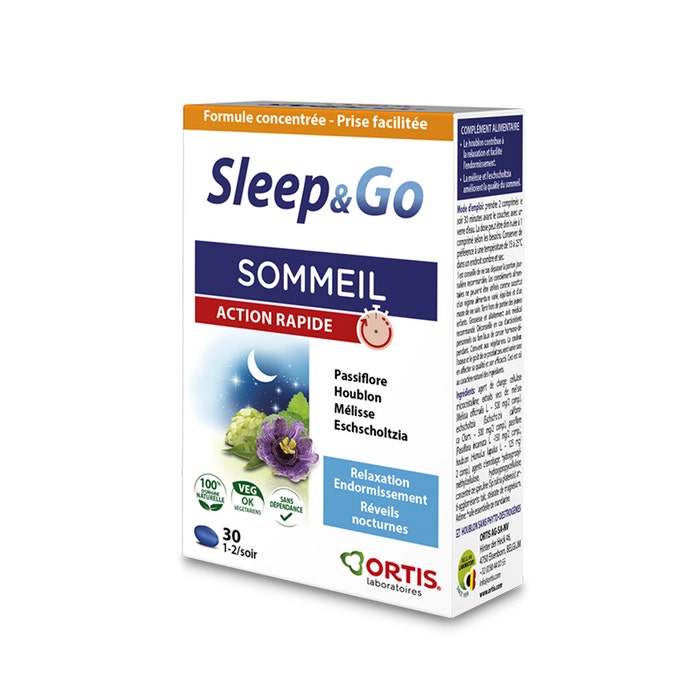Sleep&Go 30 comprimés Ortis