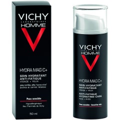 Vichy Homme Soin Hydratant Anti-fatigue Hydramag Peaux Sensibles 50ml