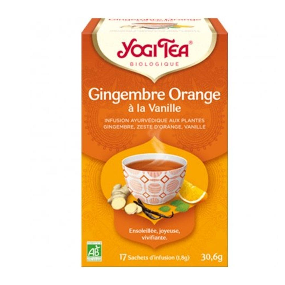 Yogi Tea Gingembre Orange 17 Sachets