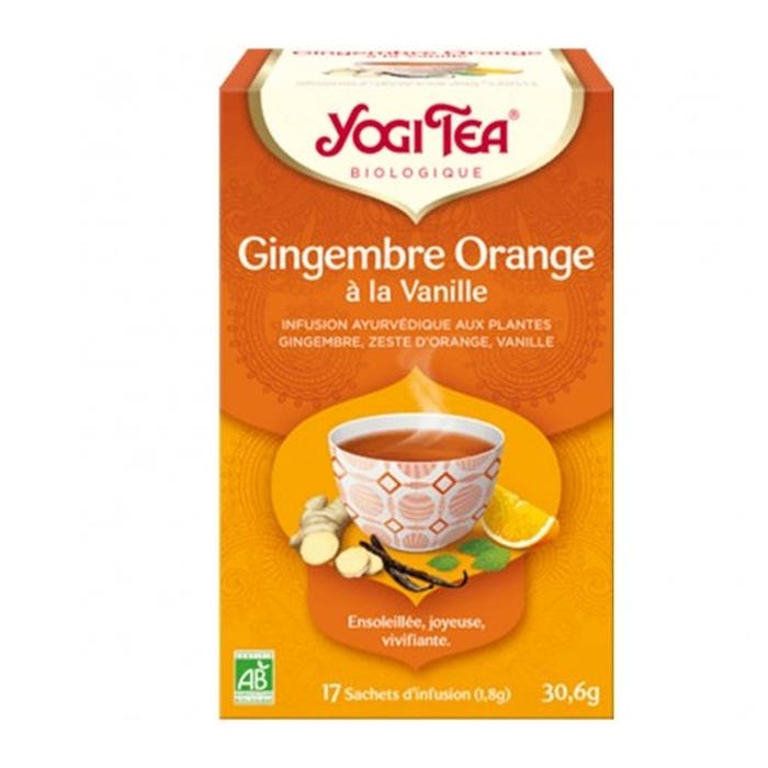 Gingembre Orange 17 Sachets Yogi Tea