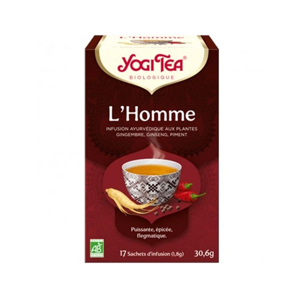 Yogi Tea L'homme biologique 17 Sachets