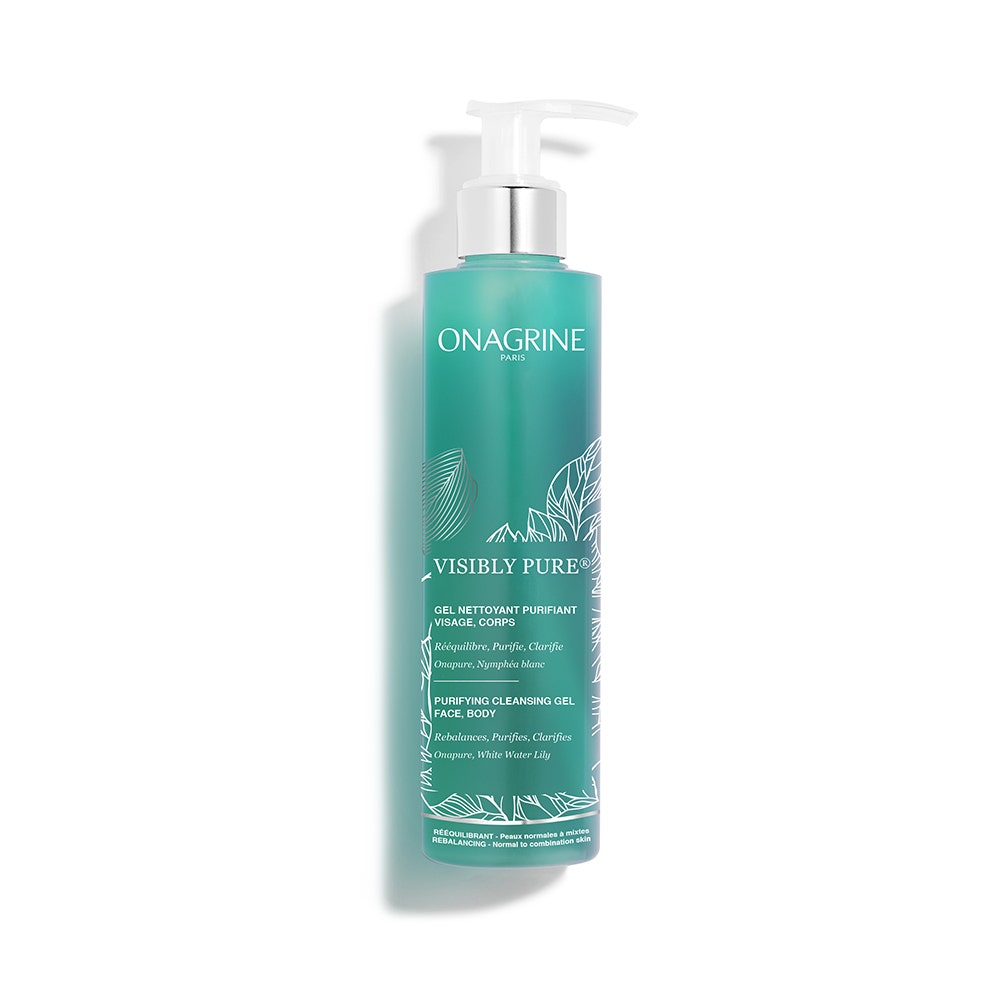 Gel Nettoyant Purifiant 200ml Visibly Pure Visage & Corps Onagrine