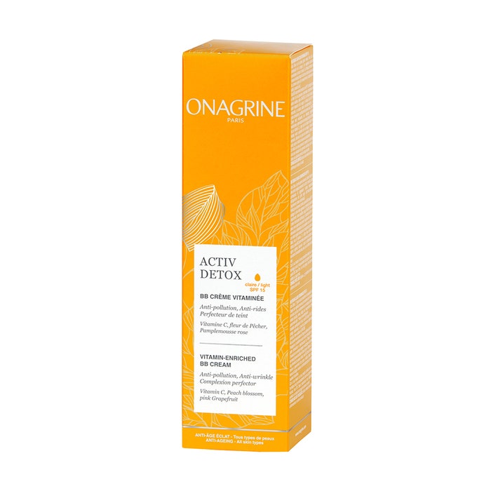 Onagrine Activ Detox Bb Creme Vitaminée Claire Spf15 Anti Age 40ml