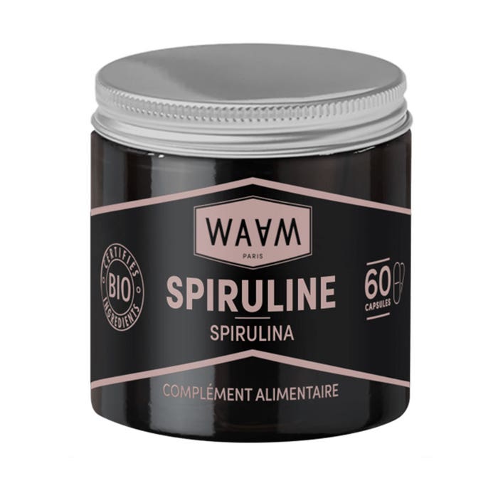 Capsules de Spiruline Bio 60 capsules Waam