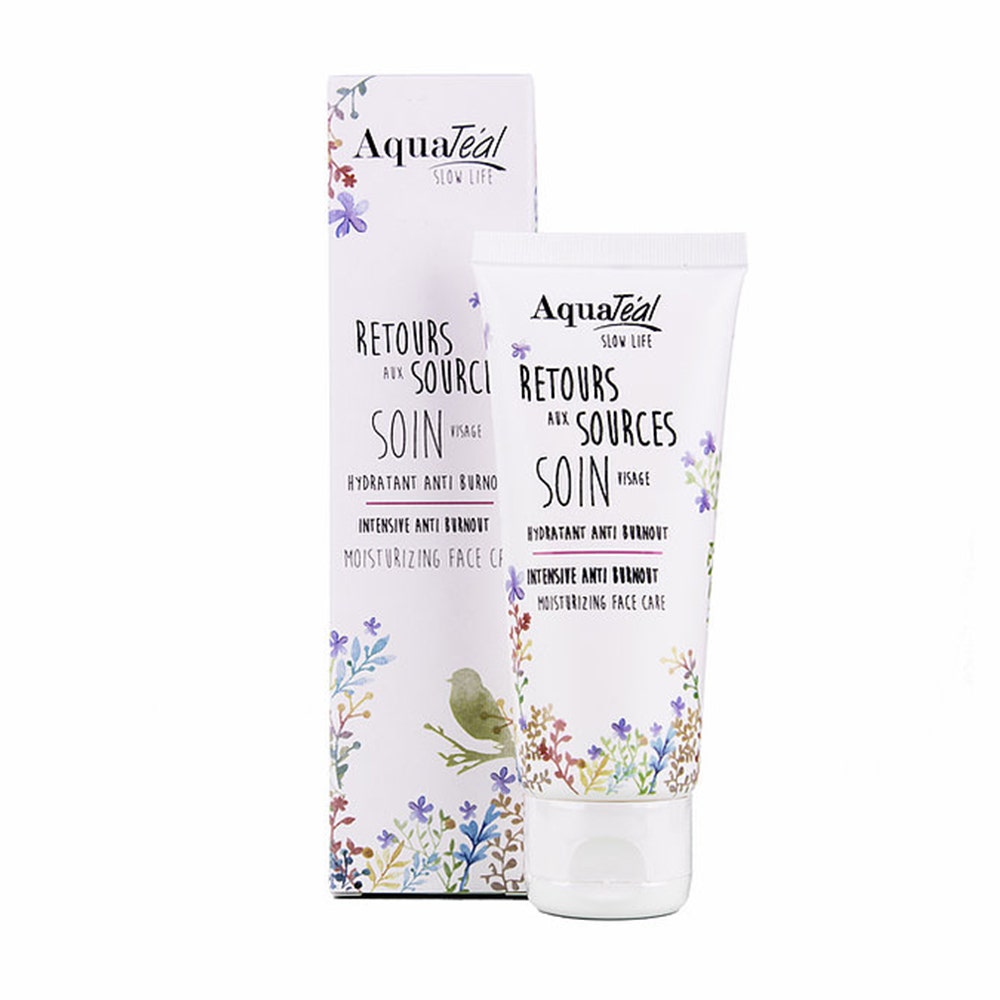 Aquateal RETOUR AUX SOURCES Soin Visage Hydratant Anti-Burnout 50ml