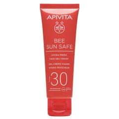 Apivita Bee Sun Safe Gel-crème Visage Hydra Fraîcheur SPF30 50ml