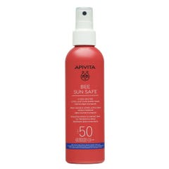 Apivita Bee Sun Safe Spray SPF50 Ultra-léger Hydra Fondant Visage & Corps 200ml