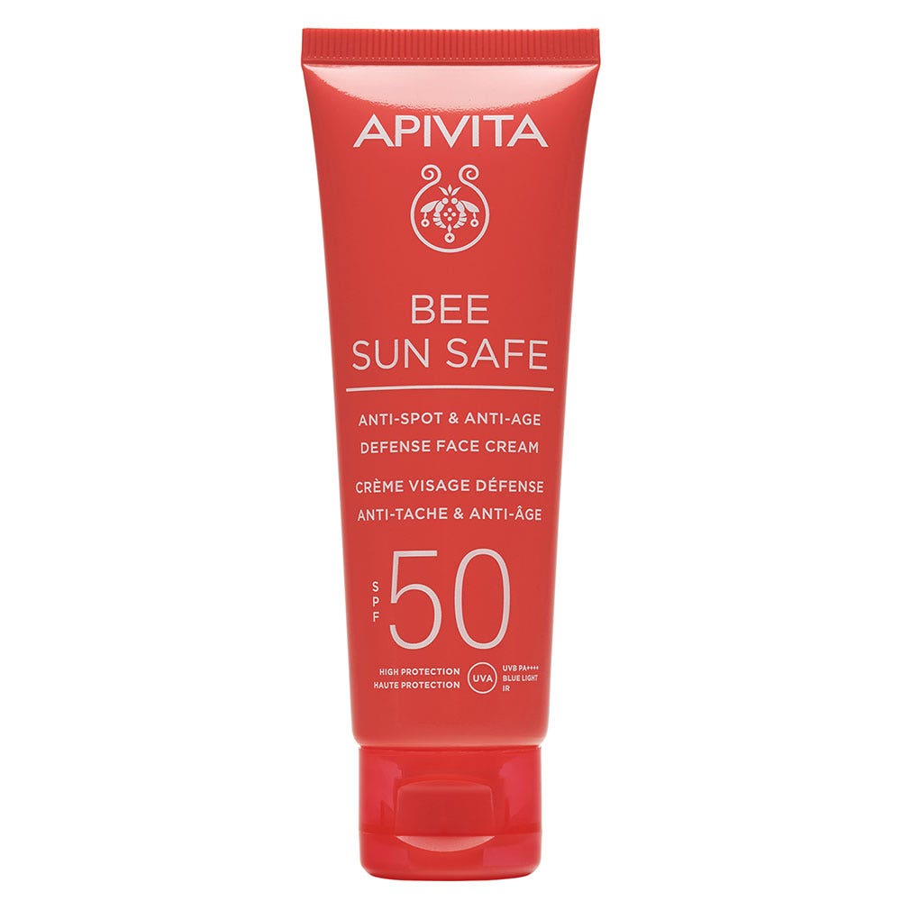 Crème Visage anti-tache & anti-âge SPF50 50ml Bee Sun Safe Apivita
