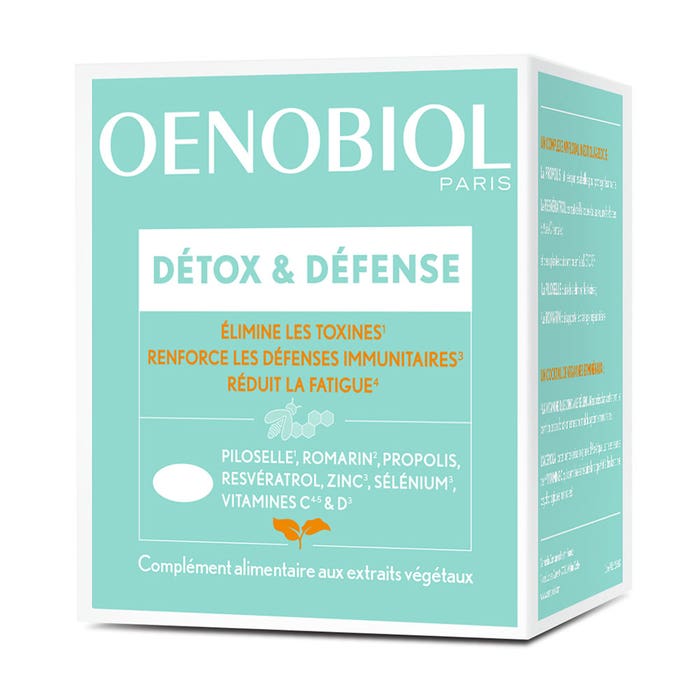 Oenobiol Detox Détox et défense 60 comprimés