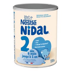 Nestlé Nidal Lait En Poudre 2 6-12 mois 800g